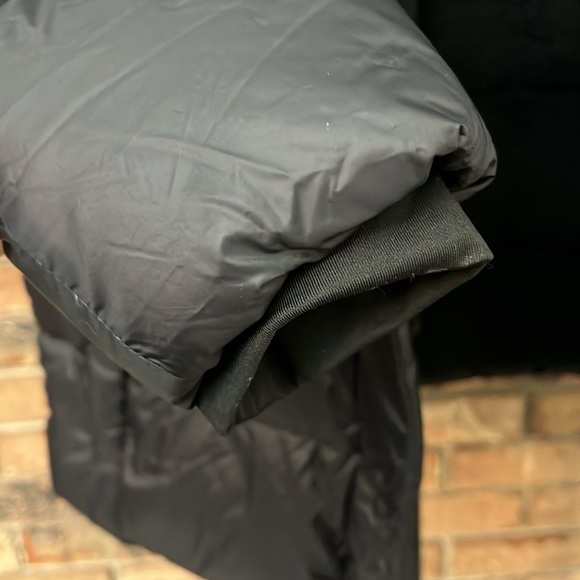 NWT Eddie Bauer extra large Stratuslite Down Faux Shearling Lined Hoodie Jacket - Picture 9 of 16